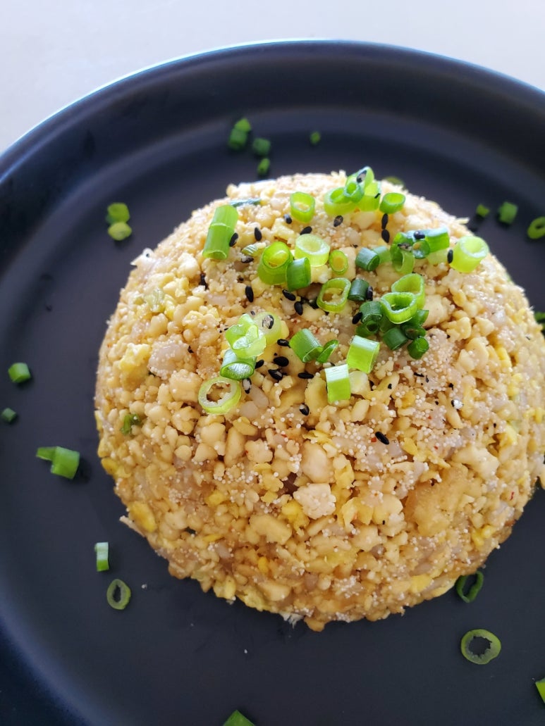 Fluffy Gold: Tofu Pollock Roe Fried Rice