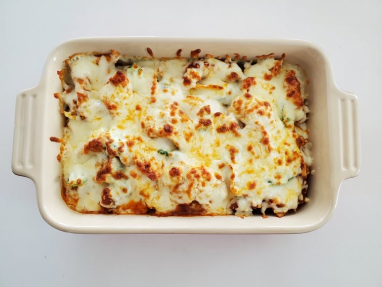 Adding cheese