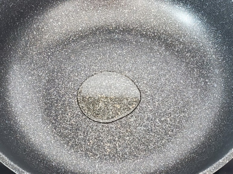 Searing the chicken